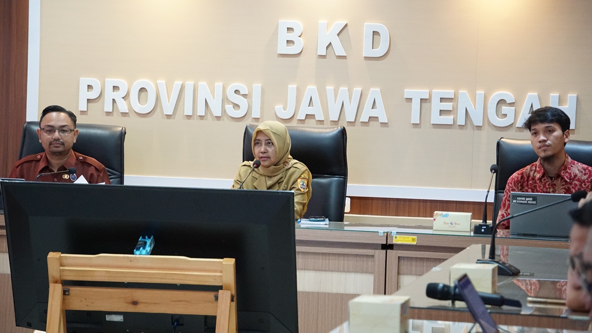 BKD Provinsi Jawa Tengah Gelar Sharing Session Implementasi Kebijakan BKN Terkait Gelar ASN, Uji Kompetensi, dan Kenaikan Pangkat