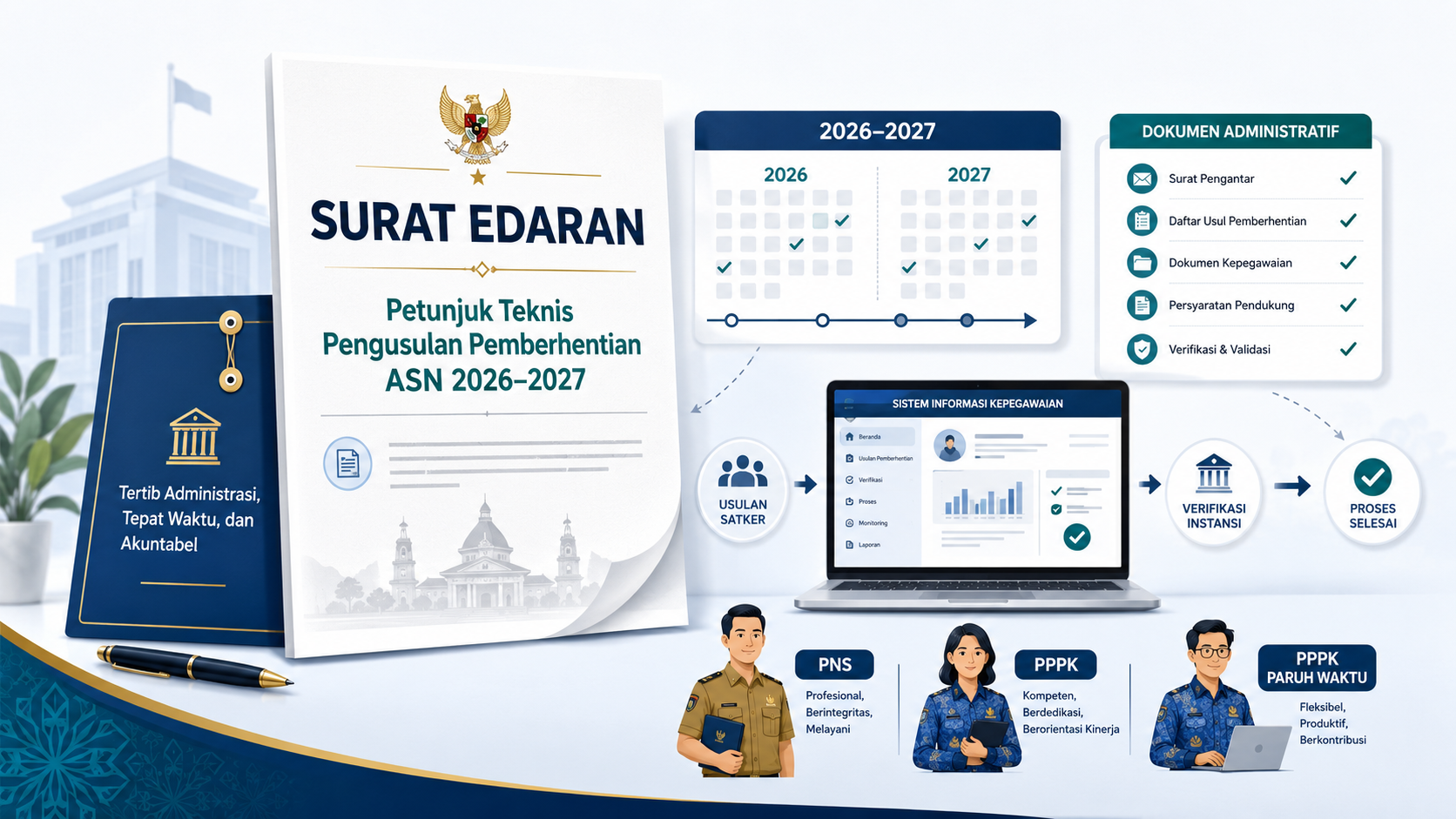 Pemprov Jateng Terbitkan Surat Edaran Petunjuk Teknis Pengusulan Pemberhentian ASN Periode 2026 2027
